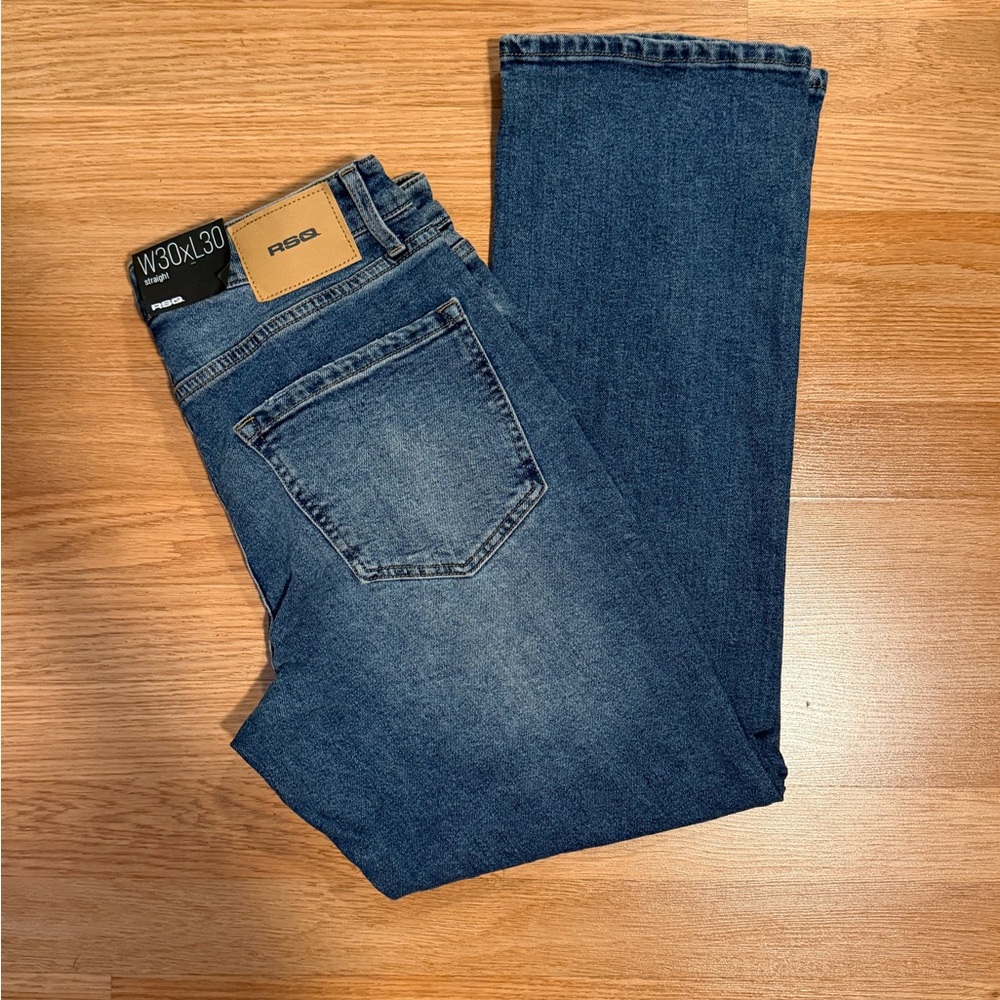 RSQ Men's Classic Blue Straight Jeans